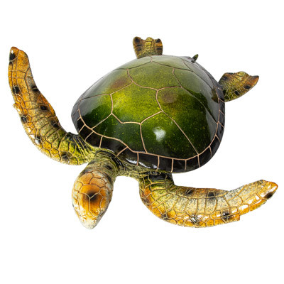 P/S SEA TURTEL GREEN WW-557G-105 - Curious Cargo Home Decor