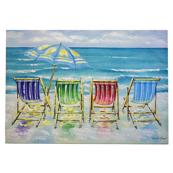 Beach Chair Canvas 68156-2