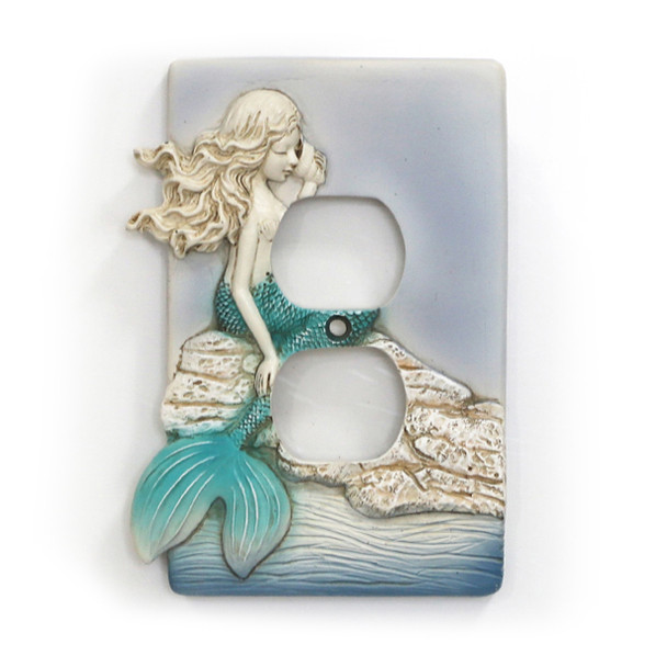 5-1/5" MERMAID OUTLET COVER PLA 72587-2