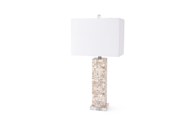 28" MOTHER OF PEARL TABLE LAMP LUX1720-89
