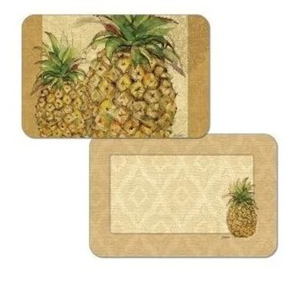 PLACEMAT PINEAPPLES 49900-91-Set of 4
