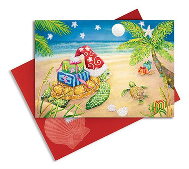 Turtle Xmas Card 27-099-116 (Box of 16)