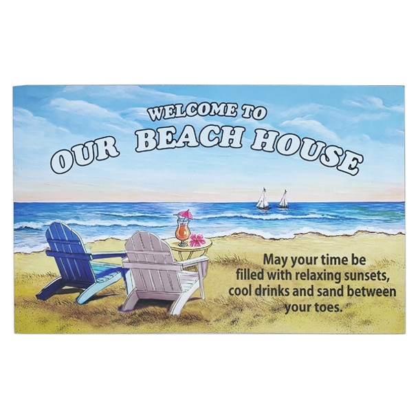 WELCOME TO BEACH SIGN BV1281-52