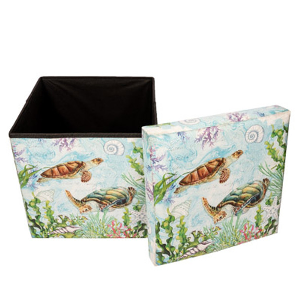 Aqua Turtle Storage Box W-9811-105