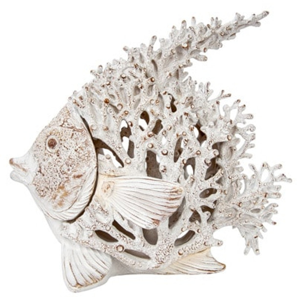 P/S CORAL FISH 11''H WW-536-105