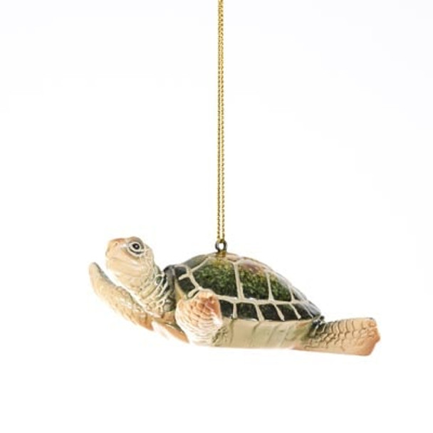 Green Turtle Ornament X-363-105