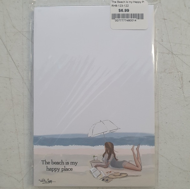The Beach is my Happy Place Notepad  RH8-123-122