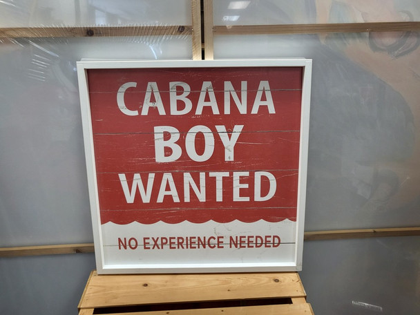 Cabana Boy Wanted.. 24-501-112