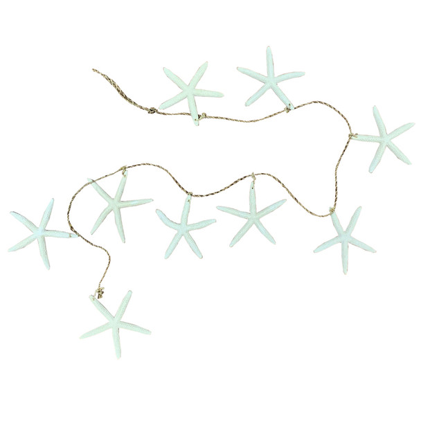 WHITE STARFISH GARLAND 60" 22343-2