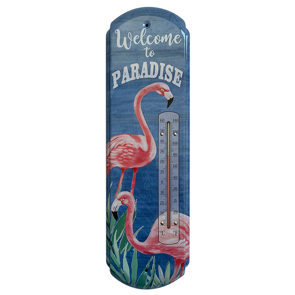 PARADISE FLAMINGO THERMOMETER 72935-2