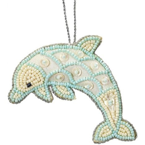Dolphin MOP Ornament 653806-18