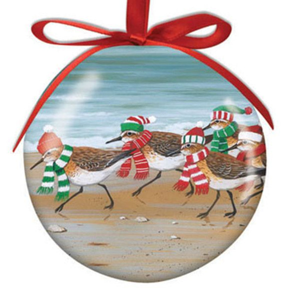 Christmas Sandpiper Ornament 858-65-116