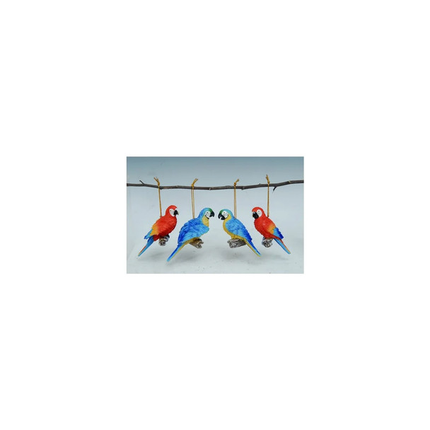 Resin Macaw Hanging Ornament 80568-11  each
