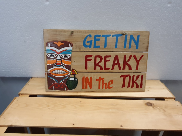 Tiki Pallet Sign N-1233-TIKI-37