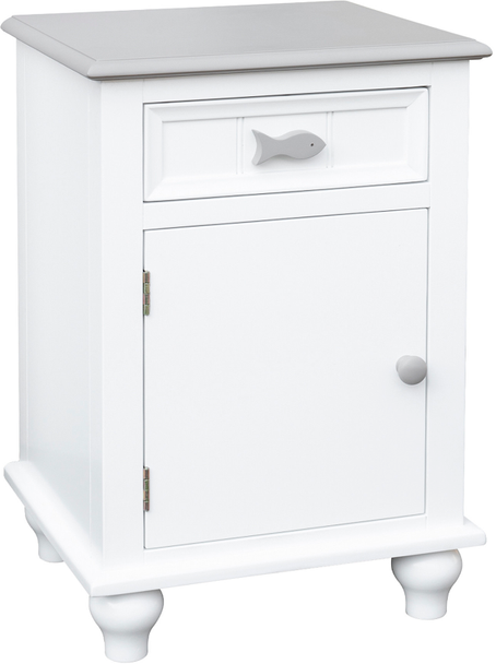 FISHTAILS NIGHTSTAND WITH 2TONE