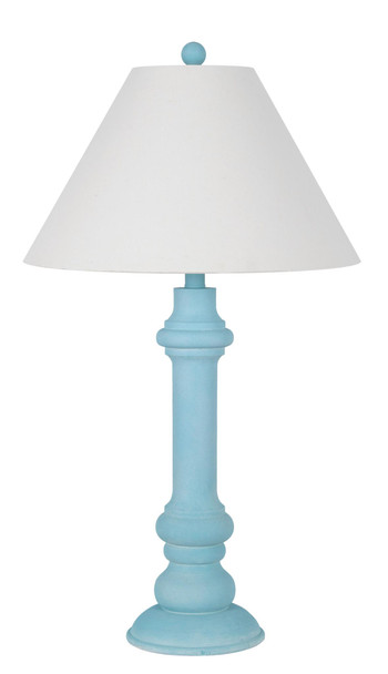 BLUE POLE LAMP