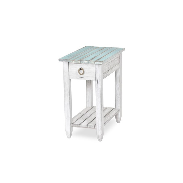 Pickett Fence Chairside Table-Blue B78205-71
