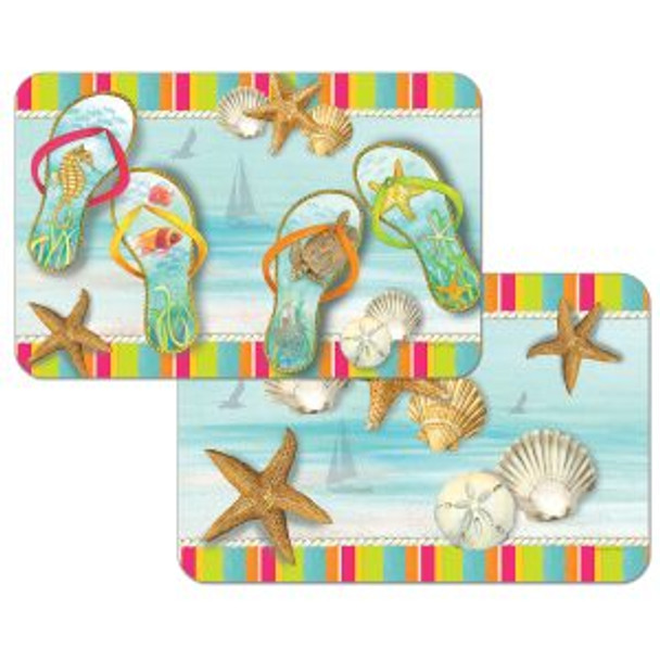 BLUE SEA FLIP FLOP PLACEMAT 174-00093-91