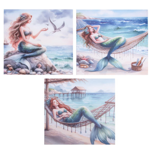 MERMAID CANVAS  W-9918-105