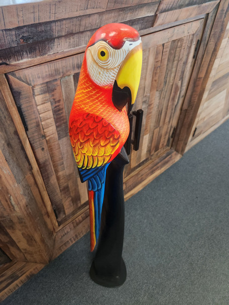 RED STANDUP PARROT  WH-2011-79
