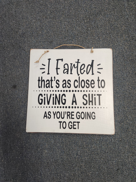 Farted Sign WH-1235-79