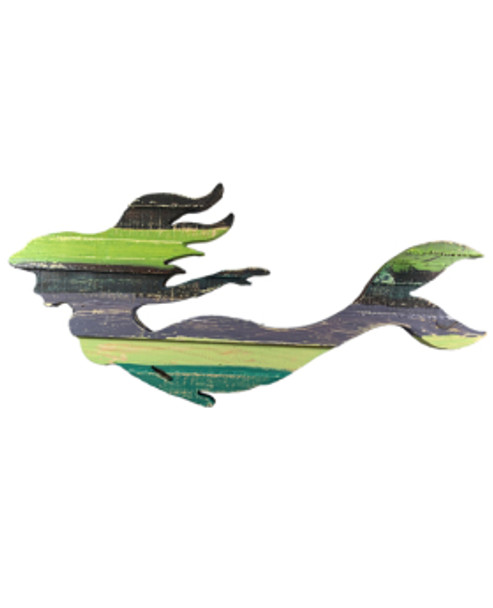 MULTI COLOR MERMAID PLAQUE BV896-52