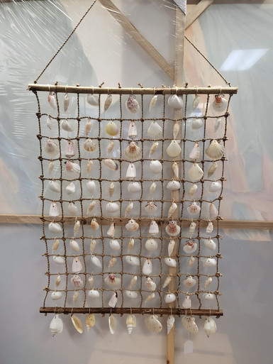 Shell Ladder - Wh WD006W-110 - Curious Cargo Home Decor