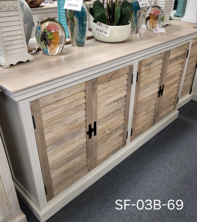 Shutter Sideboard SF-03B-69 - Curious Cargo Home Decor