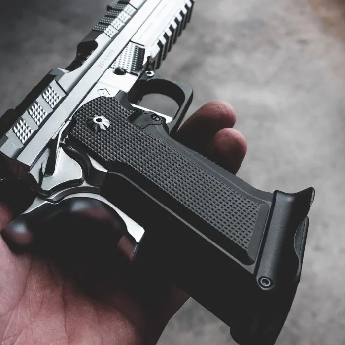 Fusion XP-Pro SSE Comp & Ported Ambi Thumbrest Custom Shop Chrome 25ACP ...