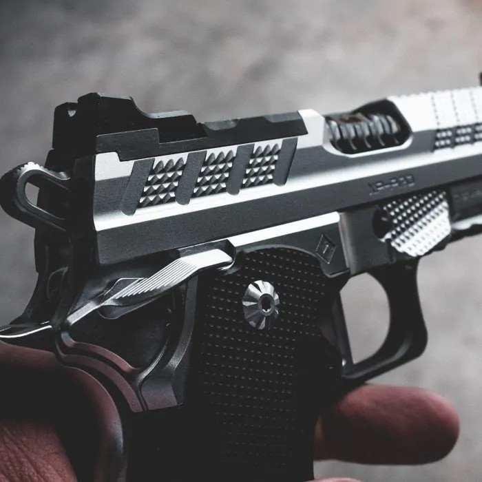 Fusion XP-Pro SSE Comp & Ported Ambi Thumbrest Custom Shop Chrome 25ACP ...
