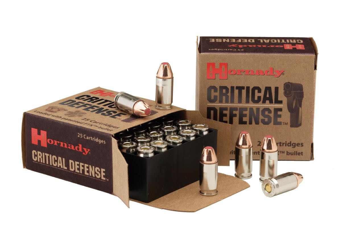 Hornady 91340 Critical Defense 40 Smith & Wesson (S&W) 165 GR Flex