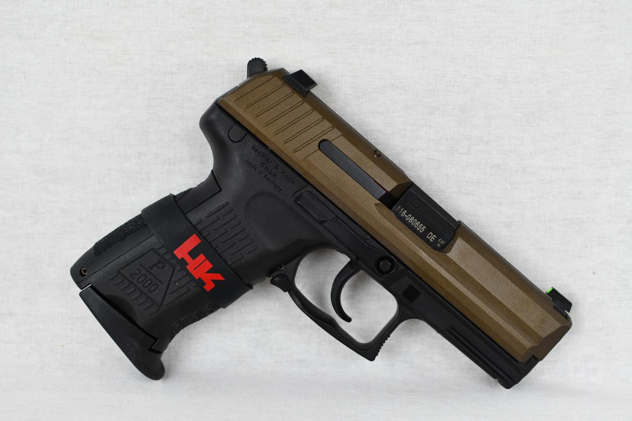 Hk 81000522 P2000 V3 9mm Mightnight Bronze CA - Alquist Arms