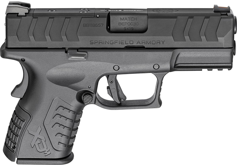 Springfield Armory XDME9389CBOSPCA XD-M Elite OSP *CA Compliant Compact 9mm Luger 10+1 3.80" Black Melonite Match Grade Barrel, Optic Ready/Serrated Steel Slide & Polymer Frame w/Picatinny Rail, Adapt Springfield Armory XDME9389CBOSPCA XD-M Elite OSP *CA Compliant Compact 9mm Luger 10+1 3.80" Black Melonite Match Grade Barrel, Optic Ready/Serrated Steel Slide & Polymer Frame w/Picatinny Rail, Adapt