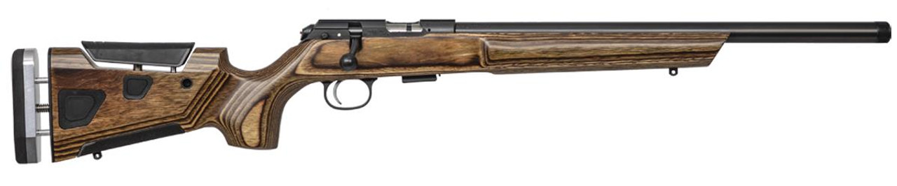 CZ-USA 02366 CZ 457 At-One Varmint SR Full Size 22 LR 5+1 24" Black Nitride Heavy Barrel Black Nitride Steel Receiver Wood Fixed Boyd's w/Adjustable Comb Stock Right Hand - 806703023663