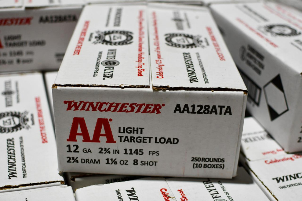 Winchester Ammo AA128ATA AA Target Loads 12 Gauge 2.75" 1145 FPS 1-1/8 oz 8 Shot 250 Case - 020892004849