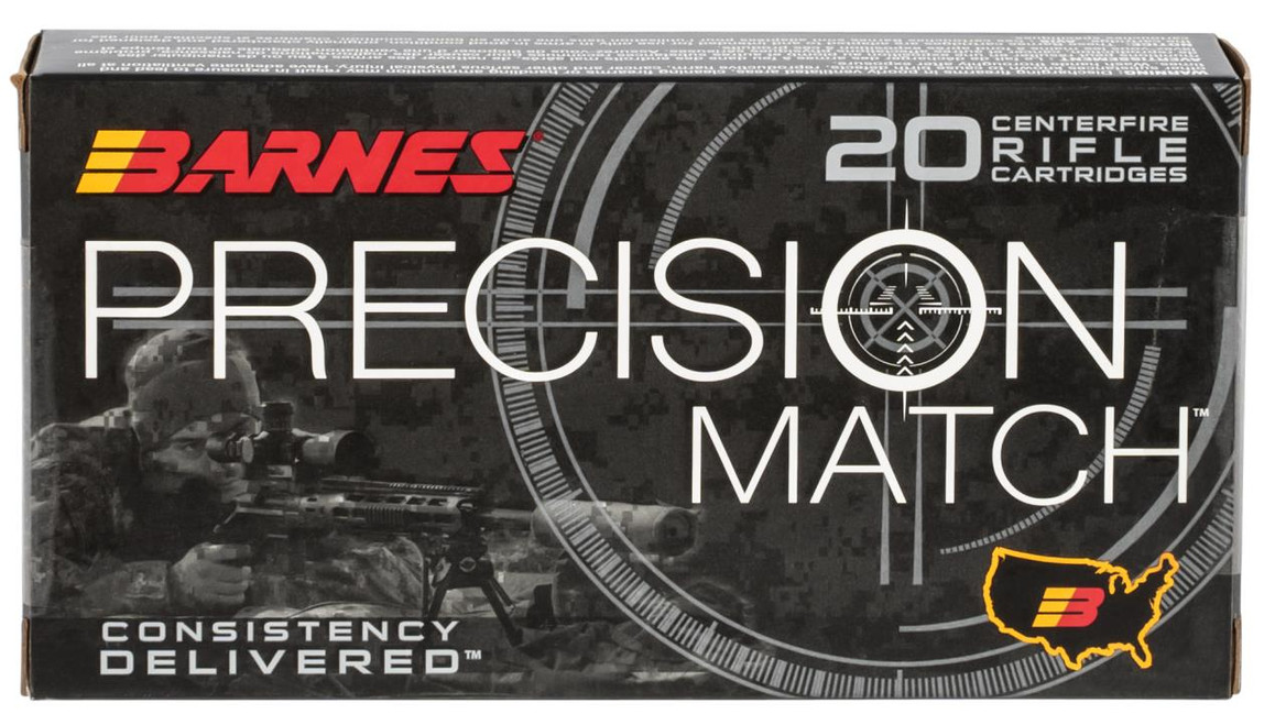 Barnes Bullets 30742 Precision Match  260Rem 140gr Open Tip Match Boat Tail 20 Per Box - 716876022489