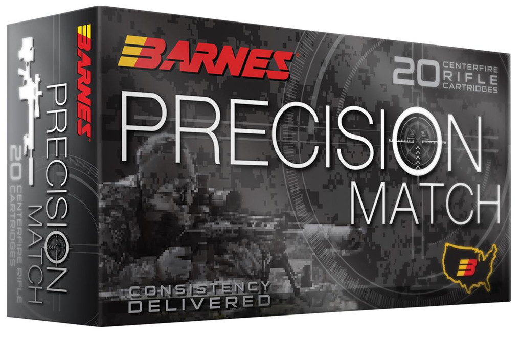 Barnes Bullets 32018 Precision Match 223Rem 77gr Match Burner OTM BT 20 Per Box - 716876223770 Barnes Bullets 32018 Precision Match 223Rem 77gr Match Burner OTM BT 20 Per Box - 716876223770