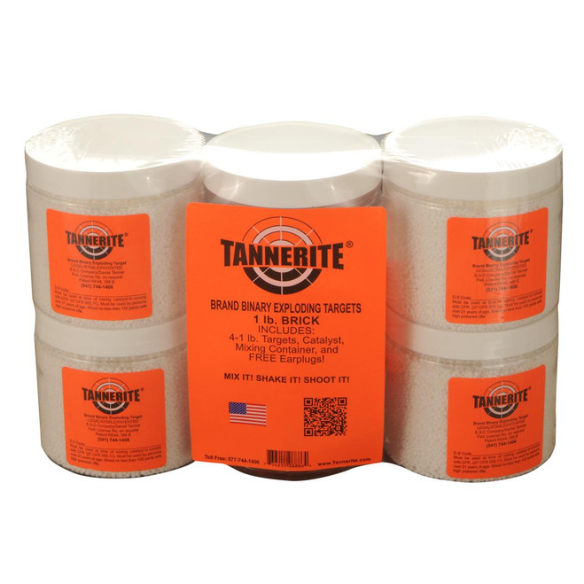 Tannerite Brick Four 1-Pound Exploding Targets - 736211088864