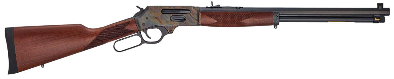 Henry H009GCC Side Gate  Full Size 30-30 Win 5+1 20" Blued Octagon Barrel, Color Case Hardened Steel Receiver, American Walnut Stock Right Hand - 619835090102