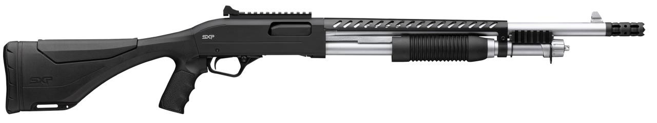 Winchester Repeating Arms 512464395 SXP Marine Extreme Defender Compact 12 Gauge Pump 3" 5+1 18" Matte Chrome Steel Barrel, Matte Black Picatinny Rail Aluminum Receiver, Adj Cheek Riser Black Syntheti Winchester Repeating Arms 512464395 SXP Marine Extreme Defender Compact 12 Gauge Pump 3" 5+1 18" Matte Chrome Steel Barrel, Matte Black Picatinny Rail Aluminum Receiver, Adj Cheek Riser Black Syntheti
