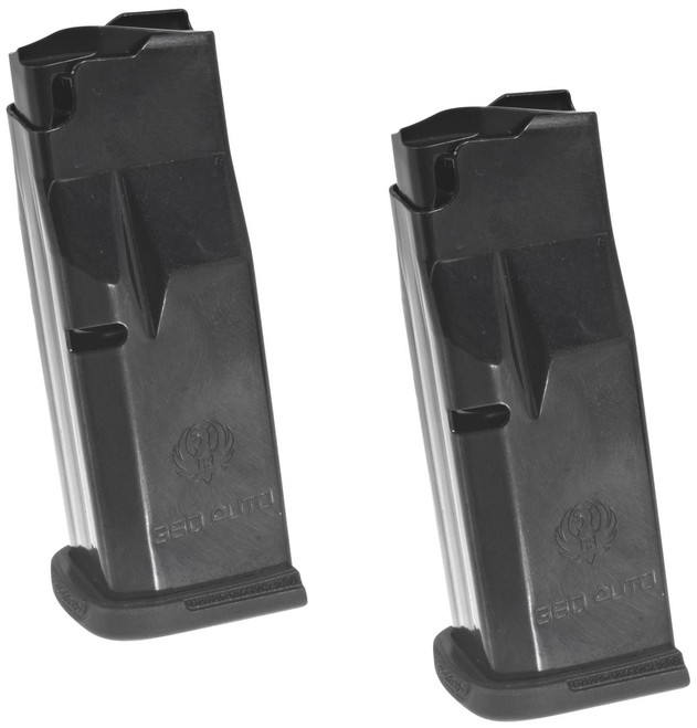 Ruger 90735 LCP Value Pack Fits Ruger LCP Max 380 ACP 10rd Blued Steel 2 Pack - 736676907359