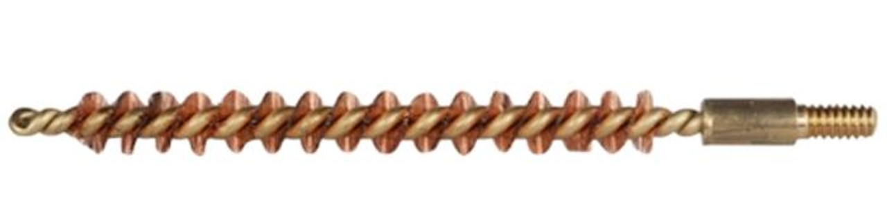 Pro-Shot Brass Core-Bronze Bristle Rifle Length Bore Brush 6mm/.243 Caliber - 709779100033