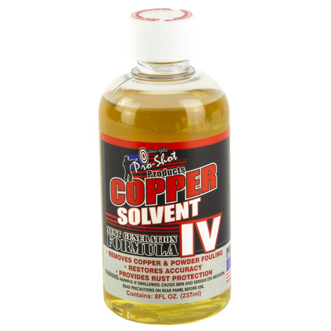 Pro-Shot Copper Solvent IV 8oz Bottle - 709779800292