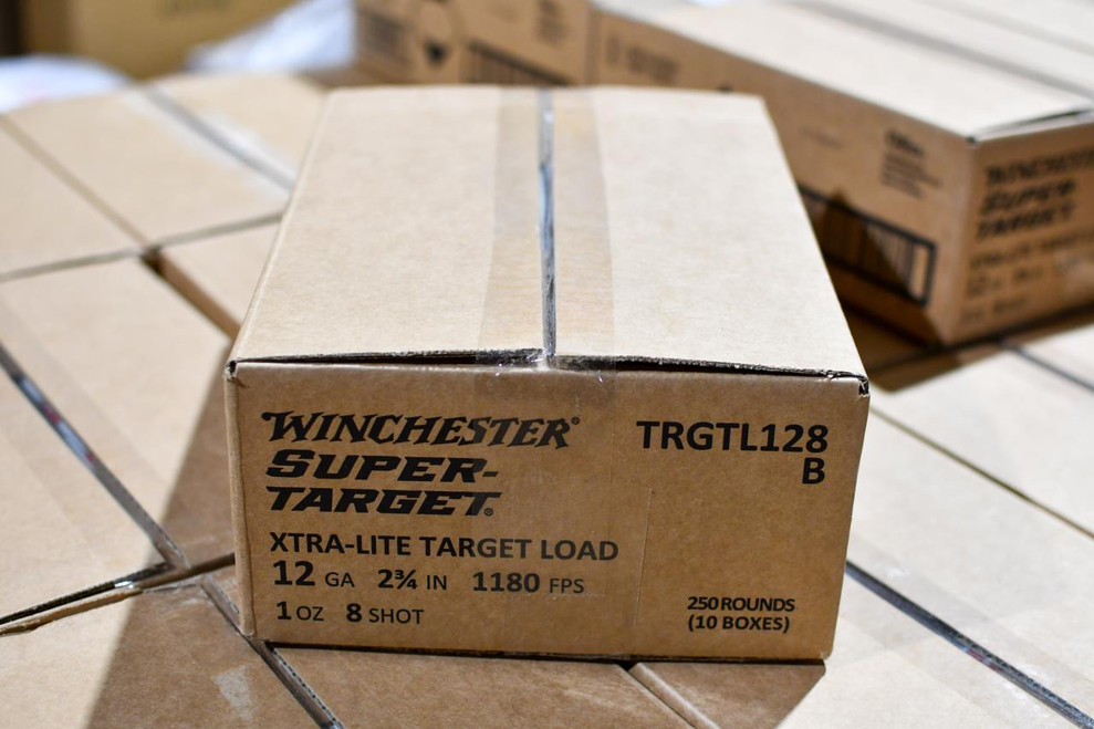 Winchester Ammo TRGTL128 Super Target 12 Gauge 2.75" 1 oz 8 Shot 1180 FPS 25 Box - 020892019270