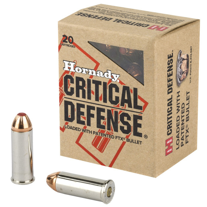 Hornady Critical Defense .44 Special 165 Grain Flex Tip Expanding 20 Box - 090255907001