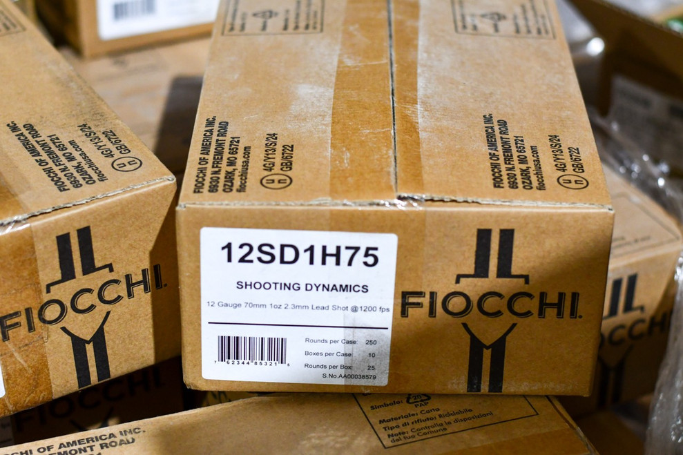 Fiocchi 12SD1H75 Shooting Dynamics Target 12 Gauge 2.75" 1 oz 7.5 Shot 250 Case - 762344853215