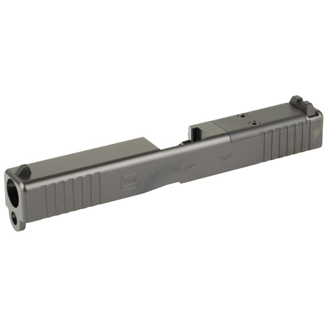 GLOCK, OEM MOS Slide, Fits GLOCK 17 Generation 3, Optics Ready, Includes MOS Slide with Assembled Internals, MOS Cover Plate, and Standard Sights - 764503065736
