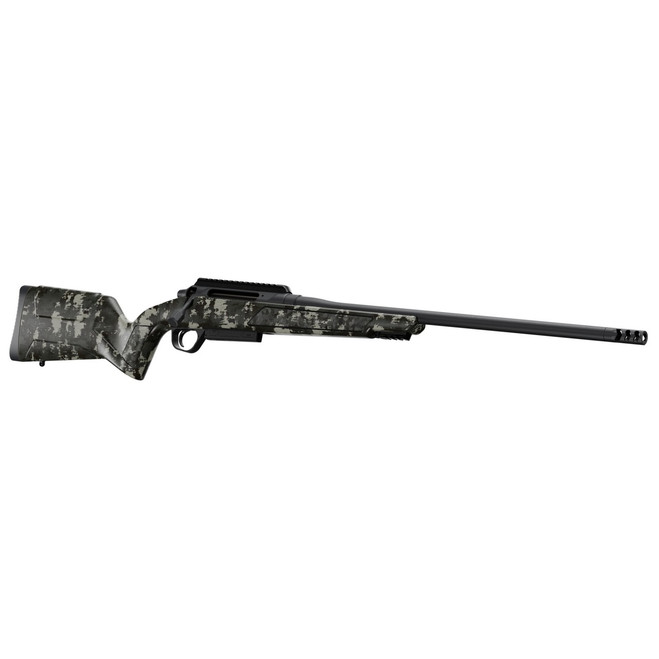 Christensen Arms, Evoke Hunter, Bolt Action Rifle, 6.5 Creedmoor, 20", RFR Muzzle Brake, Cerakote Finish, Black, Green Hybrid Hunter Stock, 0 MOA Rail, TriggerTech Trigger, 5 Rounds, 1 Magazine - 8402