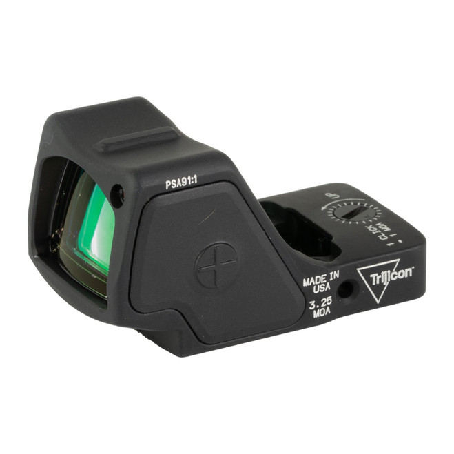 Trijicon, RMHD1-C-3200002 RMR HD, Reflex Sight, 55 MOA Segmented Ring w/3.25 MOA Dot, Matte Finish, Black, Forward Facing Light Sensor - 719307619227