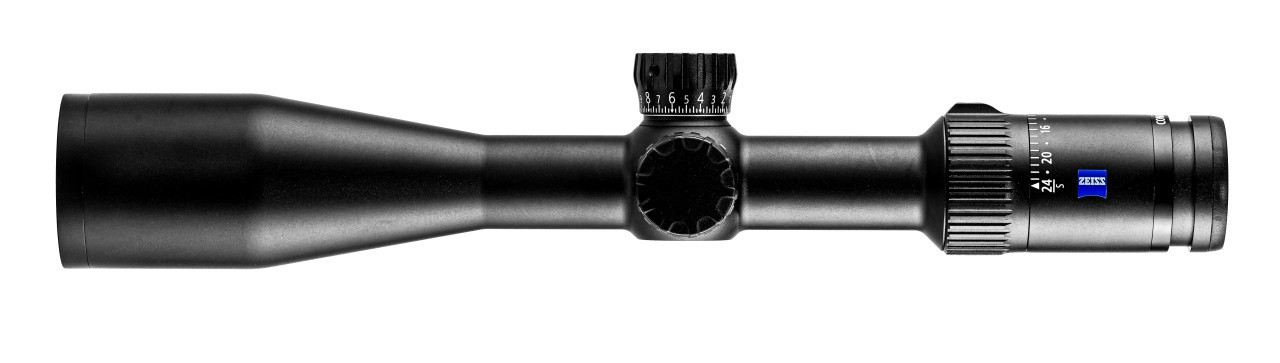 Zeiss Conquest V4 6-24x50 Riflescope with ZMOAi-T20 Illuminated Reticle (#65) - External Elevation Turret - External Locking Windage - Ballistic Stop - Adjustable Parallax - .25 MOA - 740035015760